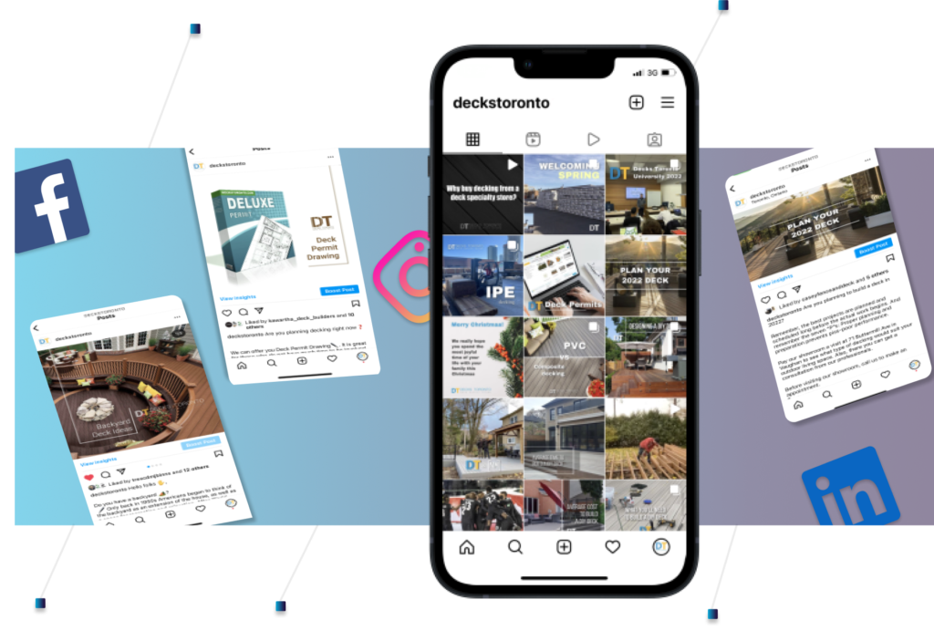 Social Media Marketing for Decking Company