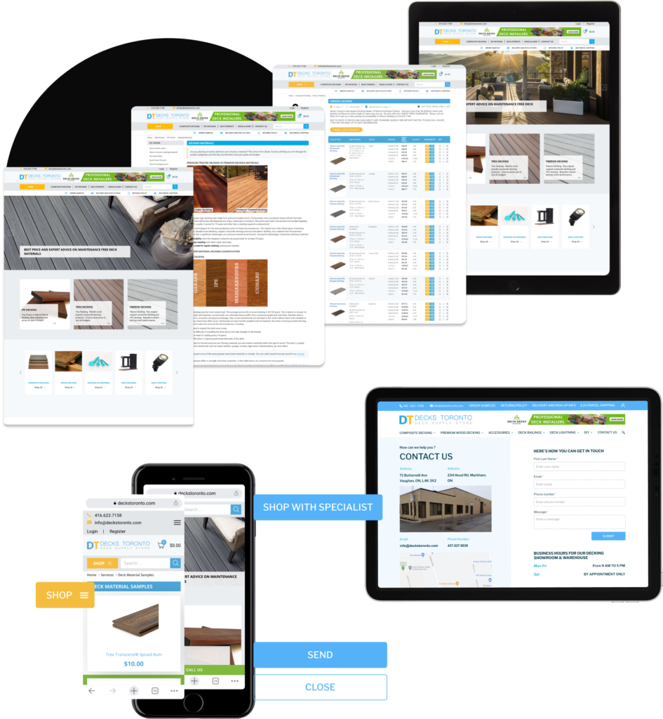 Web Development for Decks Company