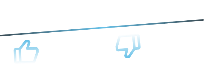 like and dislike icons