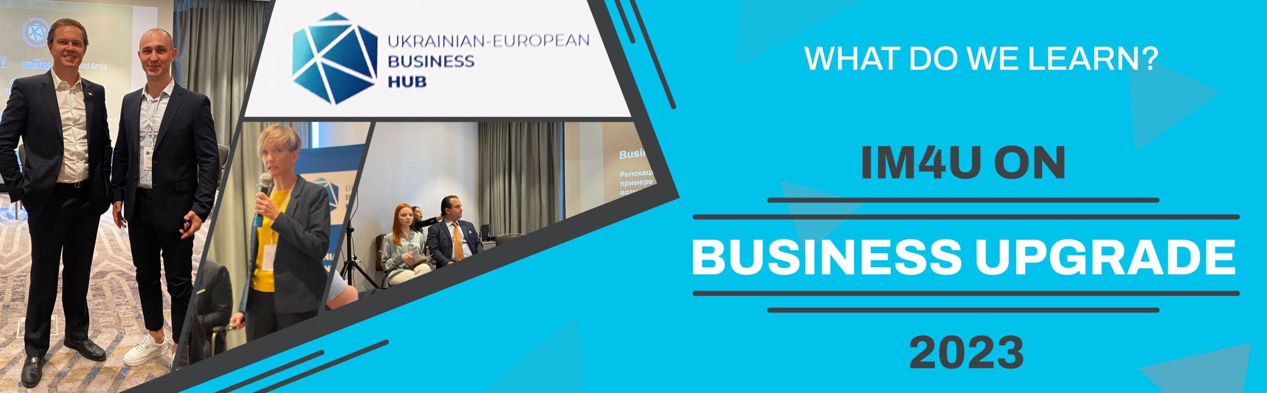 alexander yaremenko from im4u digital marketing agency on ukrainian-european business conference