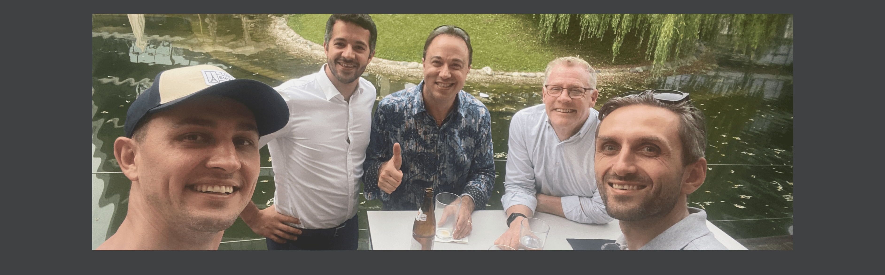 Alexander Yaremenko, CEO from iM4U, with partners on GoUSA event