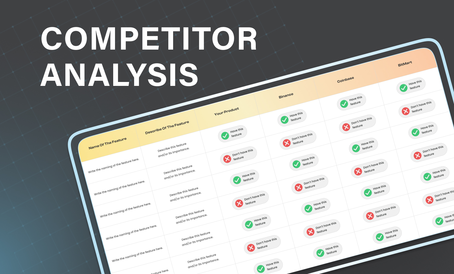 Competitor Analysis