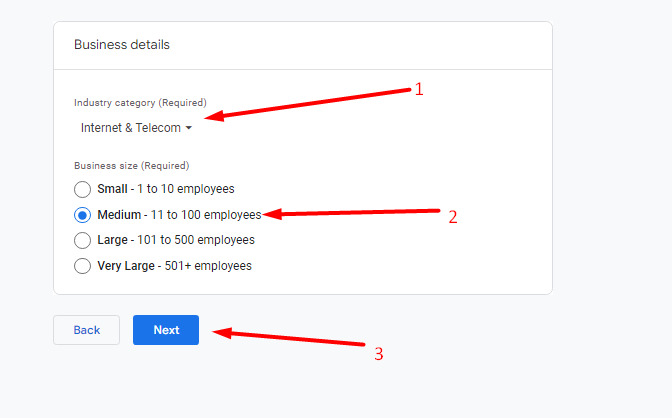 add info about your business in ga4