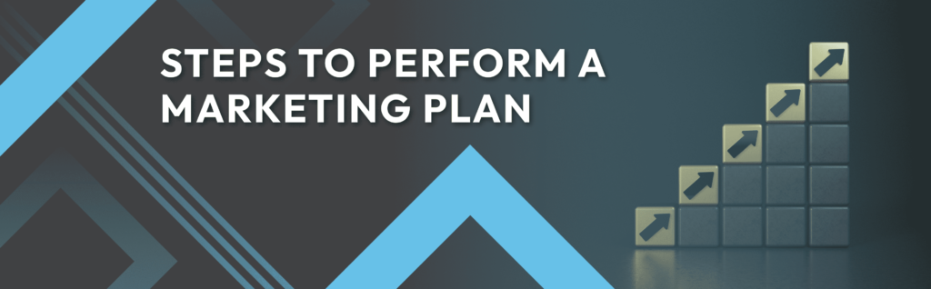 image with text steps to perform marketing plan