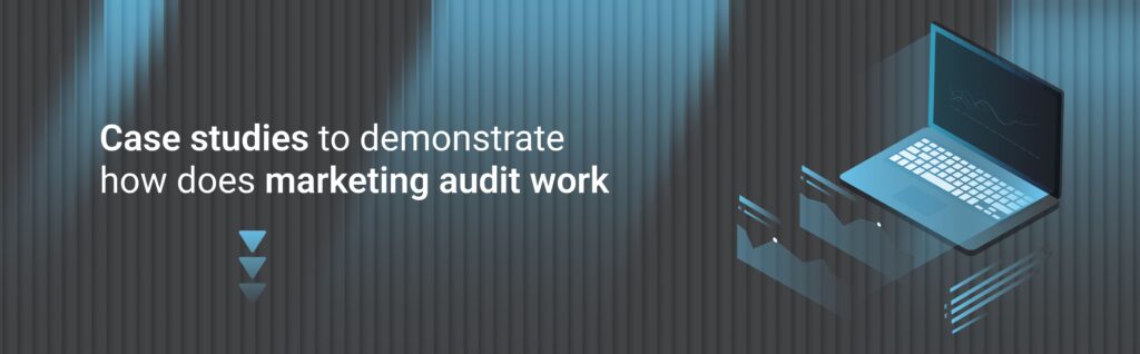 Case studies to demonstrate how does marketing audit work