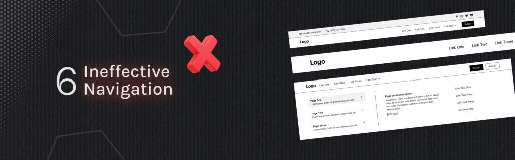 ineffective navigation