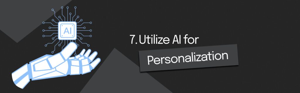 utilize al for personalization